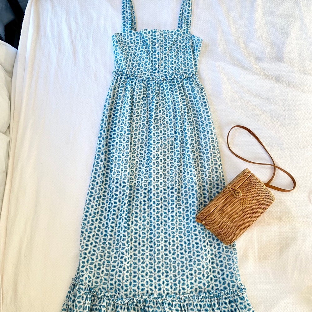 Eyelet Lace Maxi Dress